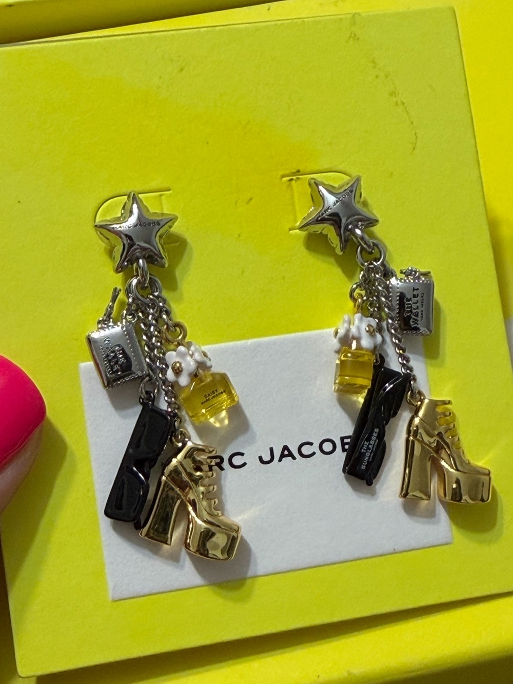🍎BACK TO SCHOOL SALE🍎 Marc Jacobs Multi-Charm Star Drop Earrings